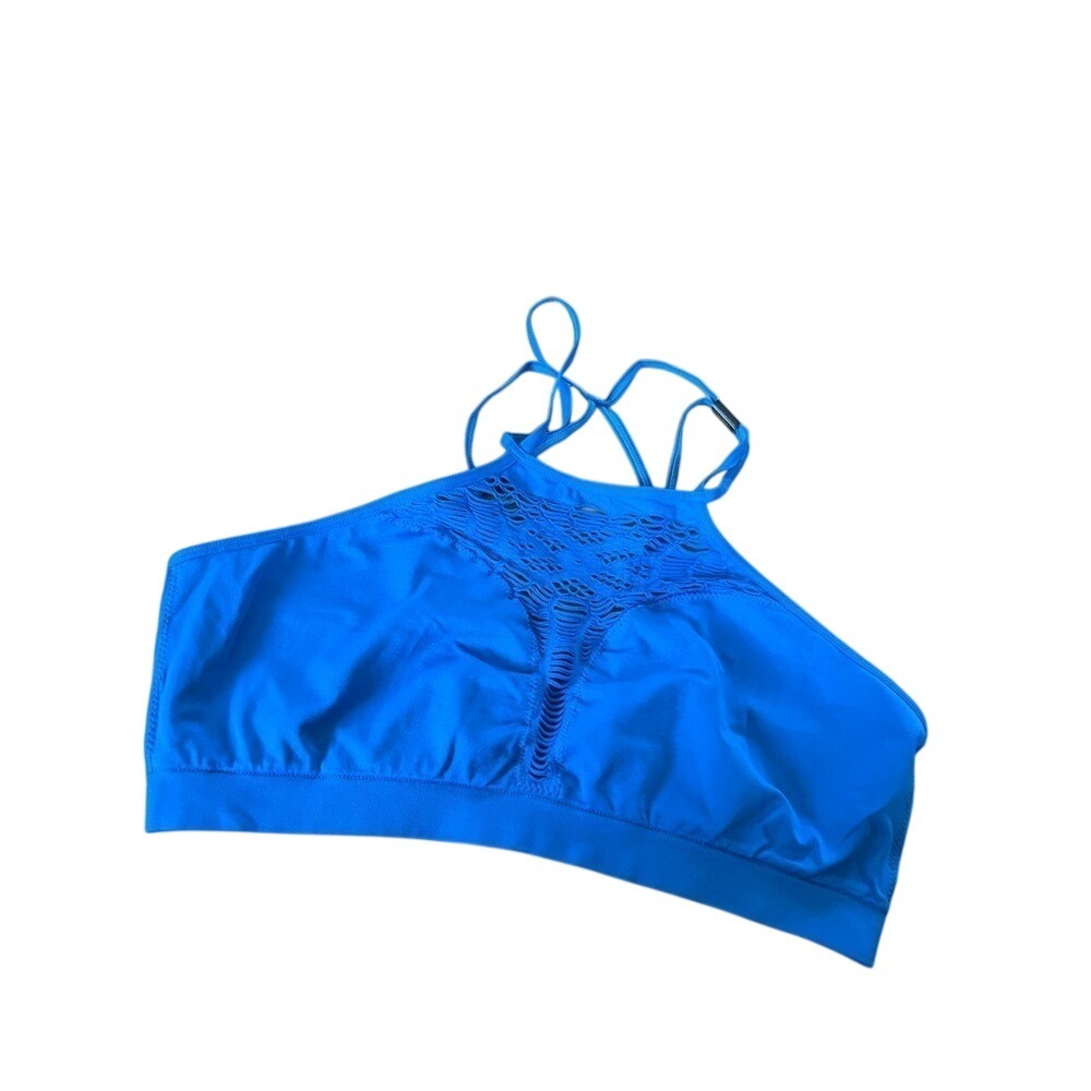 NWT Victoria's Secret blue sports bra